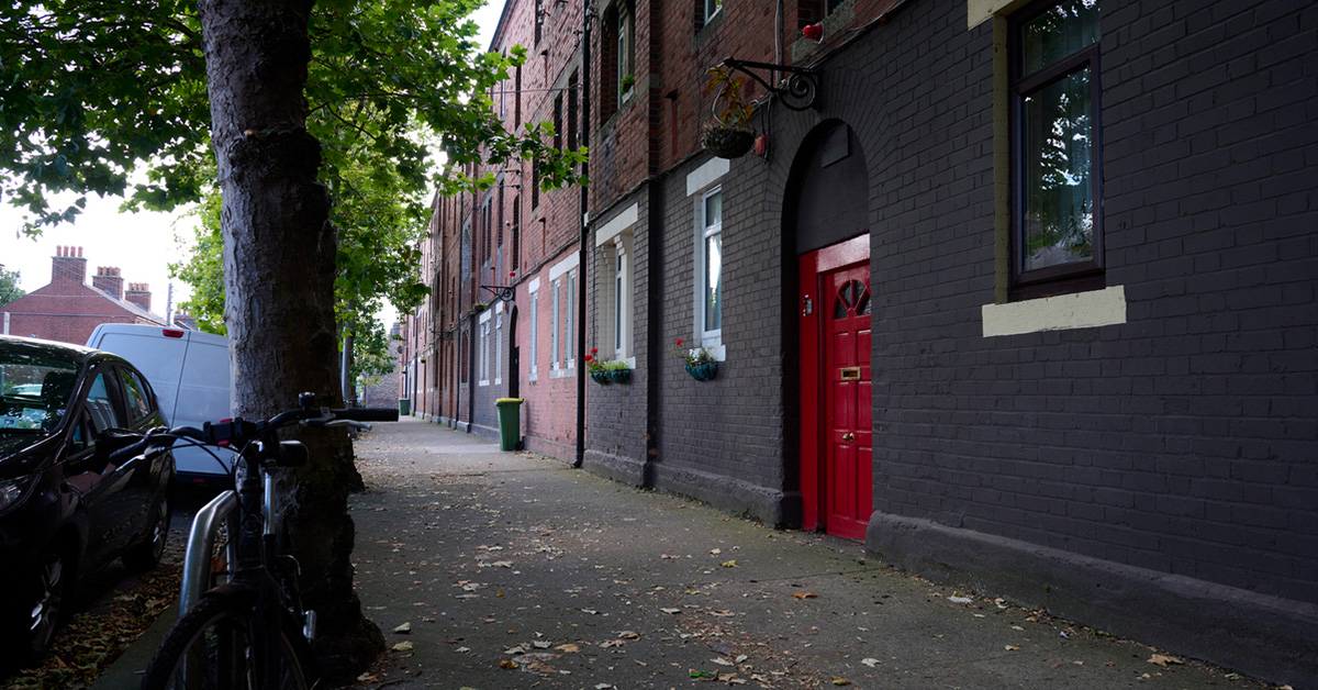 An image of the outside of a building in Dublin.