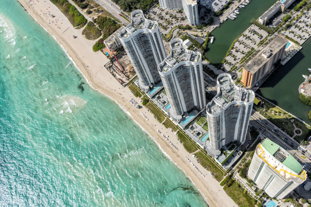 A sunny image of Miami, Florida. 