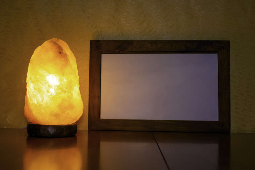An image of a mood boosting lamp. 