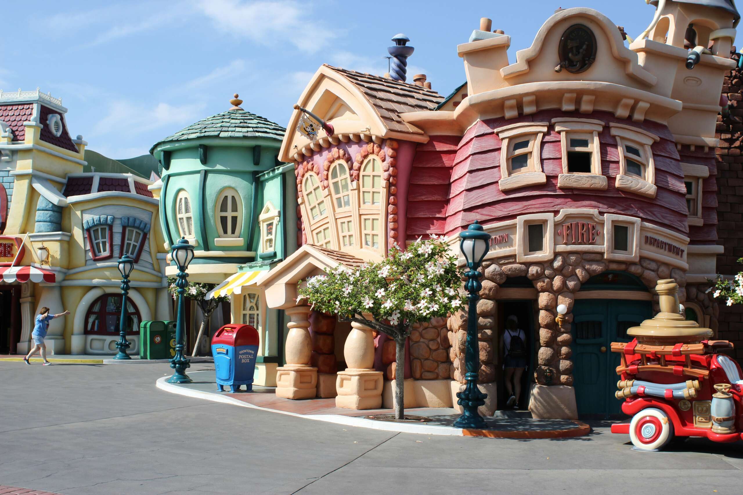 An image of a park located within Disneyland.