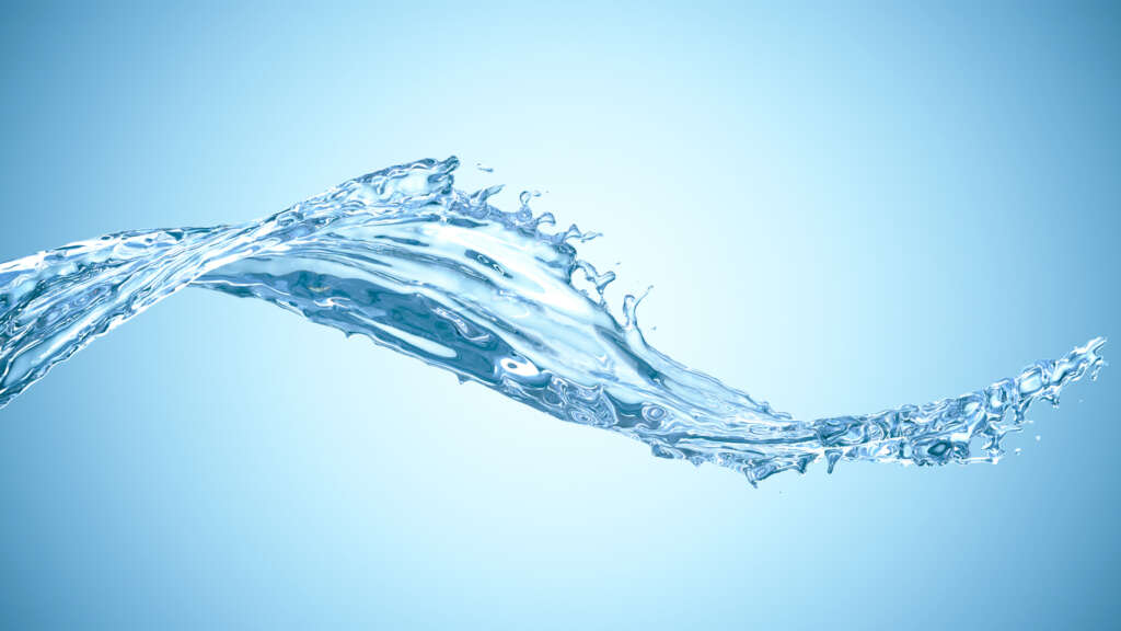 An image of a water splash. 