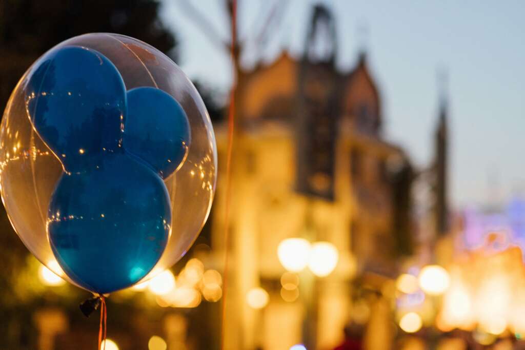 An image of a Disneyland balloon. 