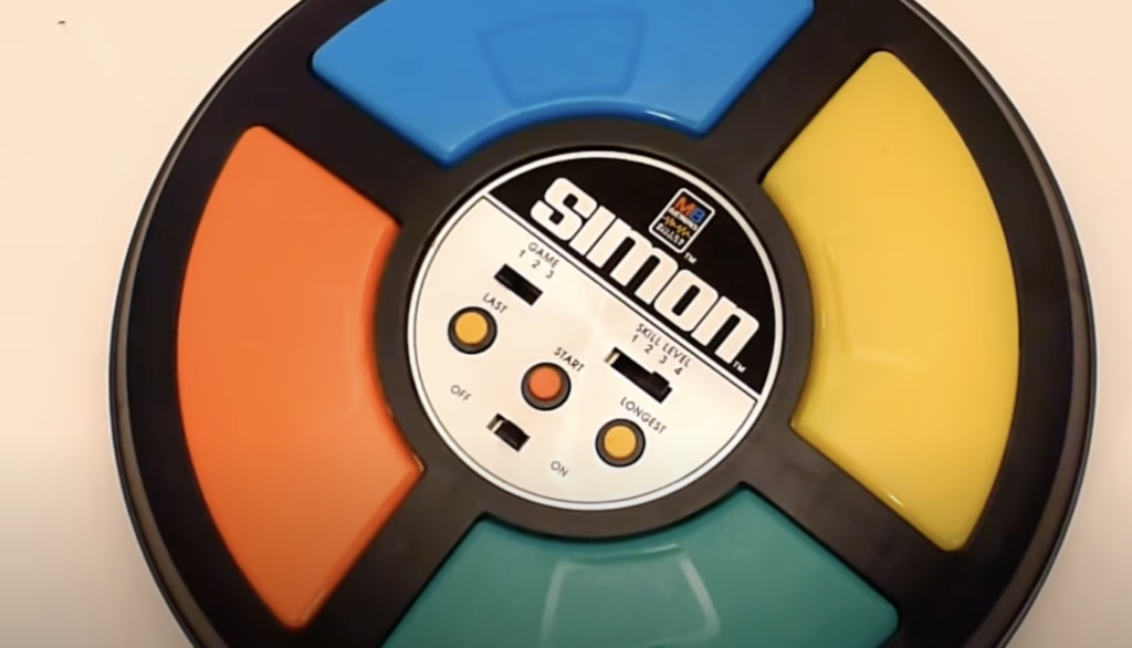 An image of the Simon toy from back in the day. 