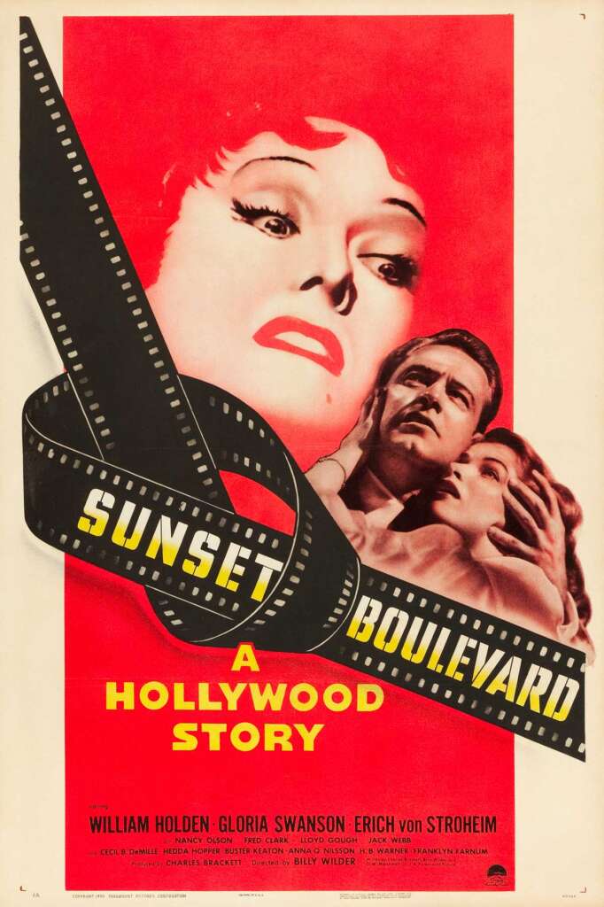 Original movie poster for Sunset Boulevard