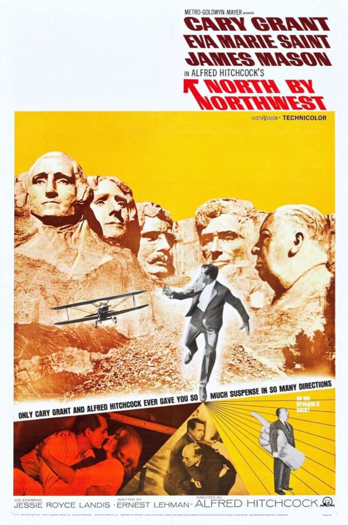 Original movie poster for North by Northwest