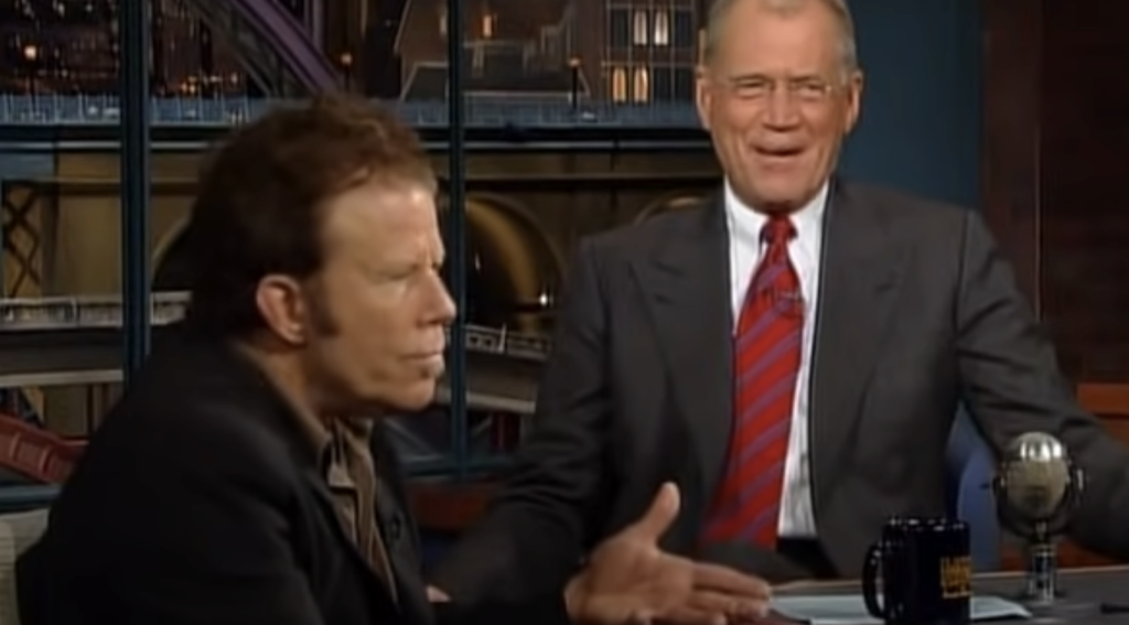 Tom Waits making Letterman laugh. 