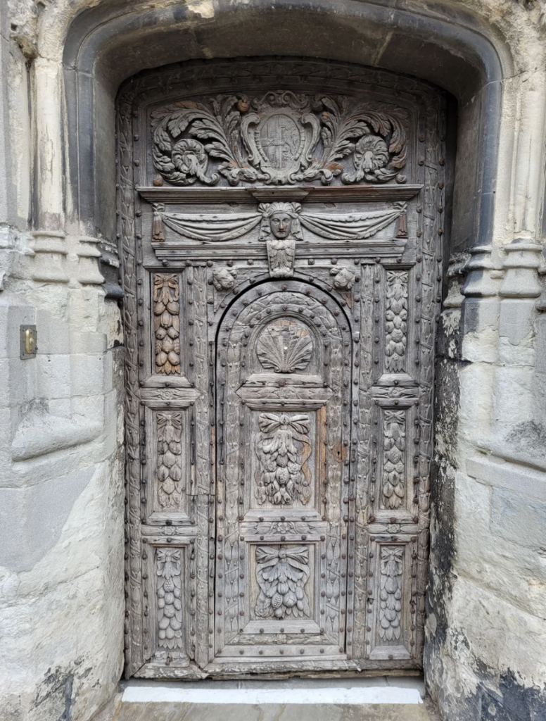 An image of an impressive door in Canterbury, UK. 