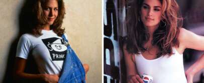 Jennifer Aniston and Cindy Crawford