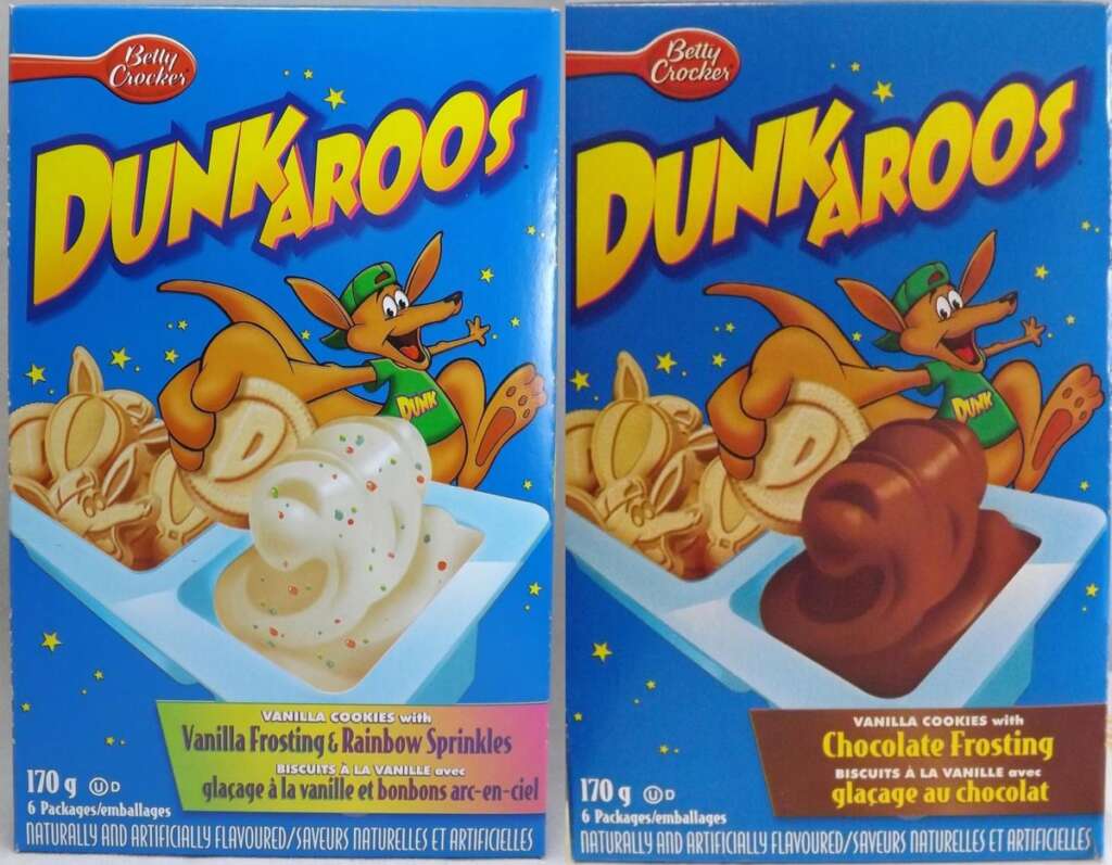 Two boxes of Dunkaroos - Discontinued snacks from the 90s